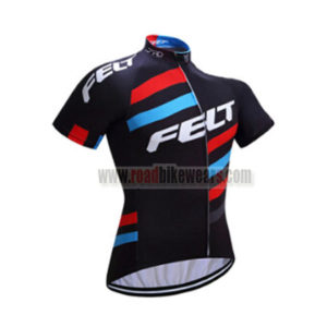2017 Team FELT Cycling Jersey Maillot Shirt Black Blue Red