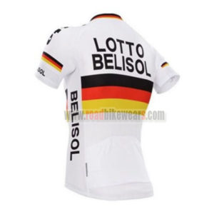 2017 Team LOTTO BELISOL Bicycle Jersey Maillot Shirt White