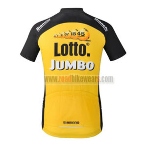 2017 Team LOTTO JUMBO Riding Jersey Maillot Shirt Yellow Black
