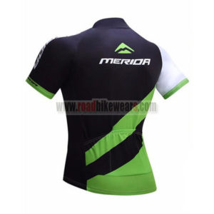 2017 Team MERIDA Biking Jersey Maillot Shirt Black Green