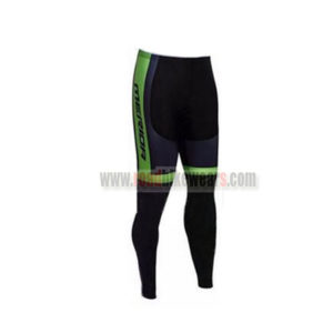 2017 Team MERIDA Cycling Long Pants Tights Black Green