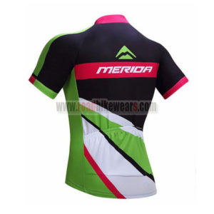 2017 Team MERIDA Riding Jersey Maillot Shirt Black Green Red