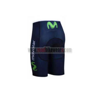 2017 Team Movistar Bike Shorts Bottoms Blue