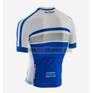 2017 Team ORBEA Biking Jersey Maillot Shirt White Blue