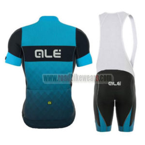 2017 Team QLE Bicycle Bib Kit Blue Black