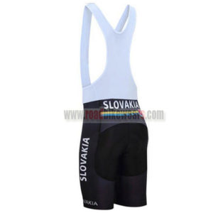 2017 Team SLOVAKIA Riding Bib Shorts Bottoms Black