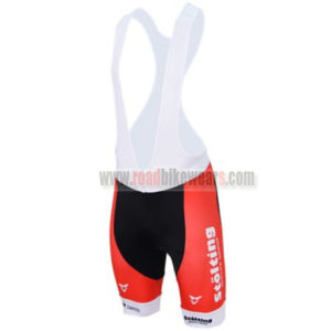 2017 Team Stolting SERVICE GROUP Denmark Cycling Bib Shorts Bottoms Red