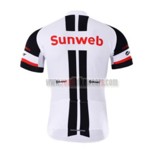 2017 Team Sunweb Bicycle Jersey Maillot Shirt White Black Red