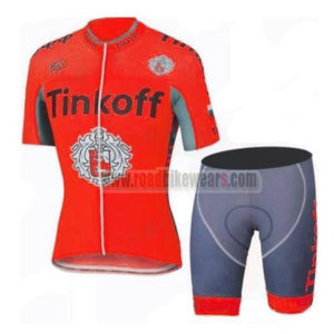 2017 Team Tinkoff Cycling Kit Red