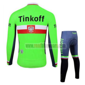 2017 Team Tinkoff Poland Bike Riding Suit Green
