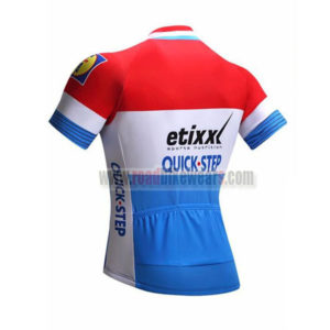 2017 Team etixxl QUICK STEP Riding Jersey Maillot Shirt Red Blue