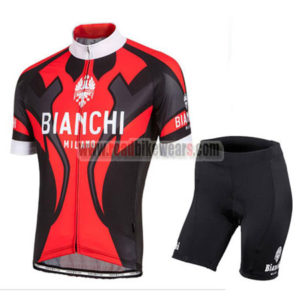 2016 Team BIANCHI MILANO Cycle Kit Red Black