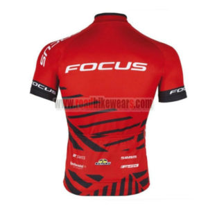 2016 Team FOCUS Cycle Jersey Maillot Shirt Red Black
