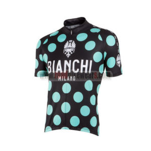 2017 Team BIANCHI Biking Jersey Maillot Shirt Black Blue