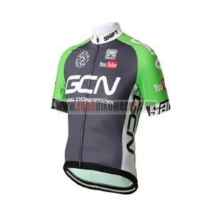 2017 Team GCN Santini Cycle Jersey Maillot Shirt Black Green