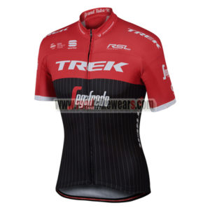 2017 Team TREK Segagredo Cycling Jersey Maillot Shirt Red Black