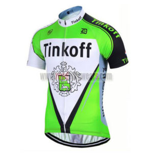 2017 Team Tinkoff Bicycle Jersey Maillot Shirt Green