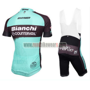 2016 Team BIANCHI Cycle Bib Kit Blue Black
