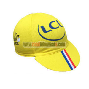 2016 Team Tour de France LCL Biking Cap Hat Yellow