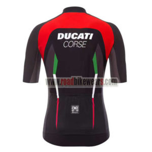 2017 Team DUCATI CORSE Cycling Jersey Maillot Shirt Black Red
