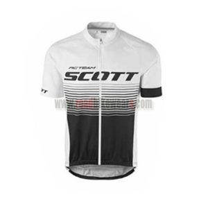 2017 Team SCOTT Riding Jersey Maillot Shirt White Black