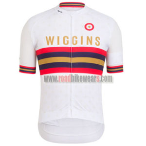 2017 WIGGINS Cycling Jersey Maillot Shirt White