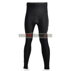 2010 Team FDJ Cycle Long Pants Tights Black