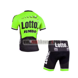 2015 Team LOTTO JUMBO Cycling Kit Green