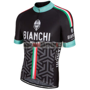 2017 Team BIANCHI MILANO Italy Cycle Jersey Maillot Shirt Black Green