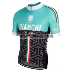 2017 Team BIANCHI MILANO Italy Cycle Jersey Maillot Shirt Green Black