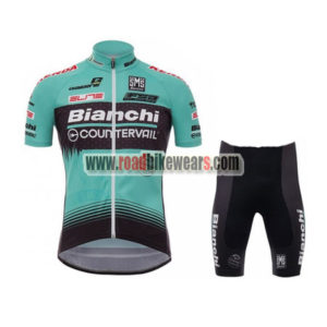 2017 Team Bianchi COUNTERVAIL Biking Kit Blue Black