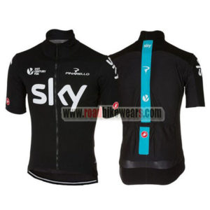 2017 Team SKY Bicycle Jersey Maillot Black