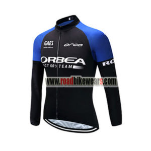 2017 Team ORBEA Cycling Long Jersey Black Blue