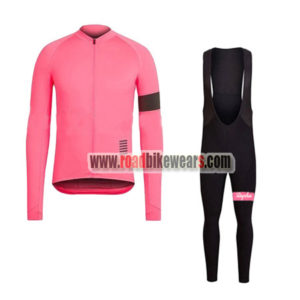 2017 Team Rapha Cycling Long Bib Suit Pink
