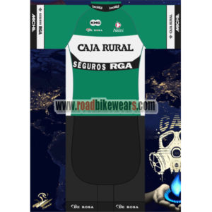2018 Team CAJA RURAL Cycling Kit Green White