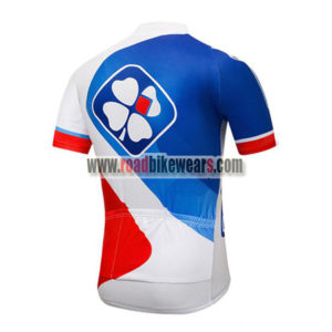 2018 Team FDJ Biking Jersey Maillot Shirt Blue White Red