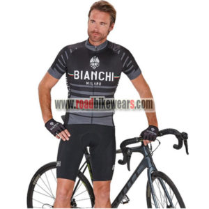 2017 Team BIANCHI Cycle Kit Black Grey