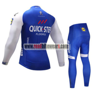 2017 Team QUICK STEP Racing Long Suit Blue White
