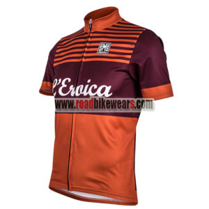 2017 Team Santini L'Eroica Gaiole in Chianti Biking Jersey Shirt