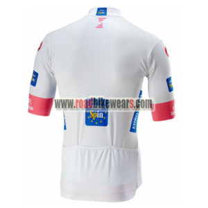 2018 Team Castelli LaGazzettadello Sport Giro d'Italia Riding Jersey Shirt White